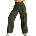 thumbnail image 1 of Tsesme Women's High Waisted Cargo Pants Wide Leg Lightweight Casual Pants with Pockets 2026,S, 1 of 9