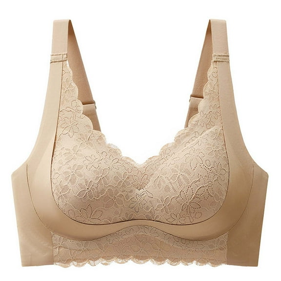 Tsesme Women’s Lace Bras Wireless Seamless Full Support Push up Bralette Comfy Breathable Daily Bras