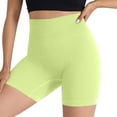 thumbnail image 1 of Tsesme Women's Seamless Biker Shorts High Waisted Sport Running Yoga Pants Workout Gym Slim Shorts, 1 of 4