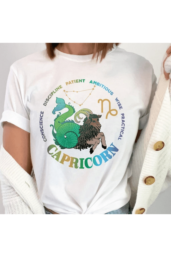 [Tshirt]Capricorn Zodiac , Capricorn Swea, Capricorn birthday, Zodiac T-Shirt, Astrology , Gift for Capricorn, Capricorn Sign T Shirt