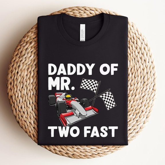 [Tshirt]Daddy Mr Two Fast Shirt, Boy 2nd Birthday Shirt, Pit Crew tshirt, Papa Race Car TShirt, 2nd Birthday Racing Car tshirt, Racing Birthday