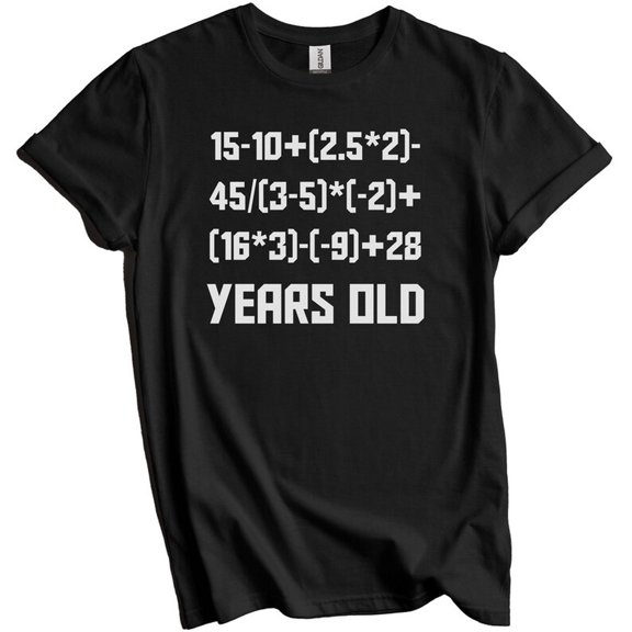 [Tshirt]Funny 50th Birthday Math Shirt 50 Years Old Aebra Equation tshirt 50th Birthday Math Gift Math Problem Shirt for Math Tea