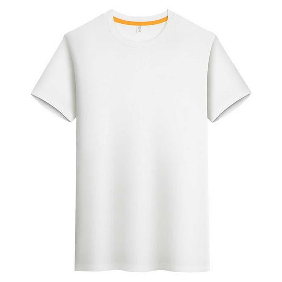 Tshirt Men Xl Tall Undershirts for Men Men's Heavy Weight Crew Neck T-Shirt Mens Premium Cotton Tee