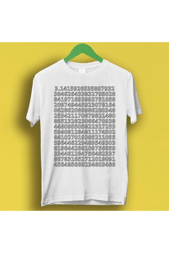 [Tshirt]Pi Number 3.4 Math Design Meme Gift Funny Style Unisex Gamer Cult Music Tee T Shirt P794