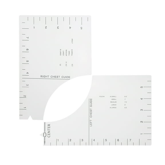 Tshirt Ruler Guide for Vinyl Alignment-T-Shirt Ruler Guide for Heat Press-T Shirt Rulers to Center Designs-Tee Shirt Ruler