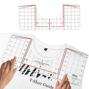 solacol T Shirt Rulers To Center Designs T-Shirt Calibration Tool Ruler,T  Shirt Ruler To Center Design,Tshirt Measurement Tool with Heat Tape for  Heat