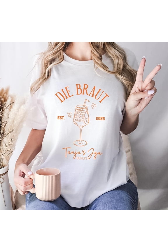 [Tshirt]T-shirt Aperol Spritz JGA, T-shirt Aperol Bride & Team Bride, T-shirt d'été JGA, Tenue de soirée Aperetivo, T-shirts à boire pour les fêtes entre filles