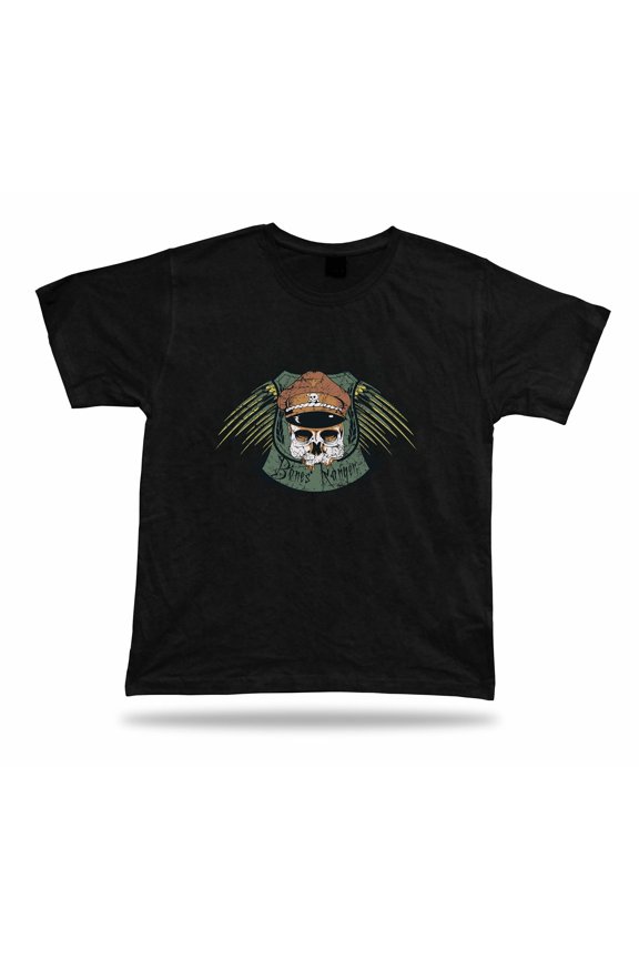 Tshirt Tee Shirt Birthday Gift Idea Bones Ranger Badge Skull Pilot War Soldier
