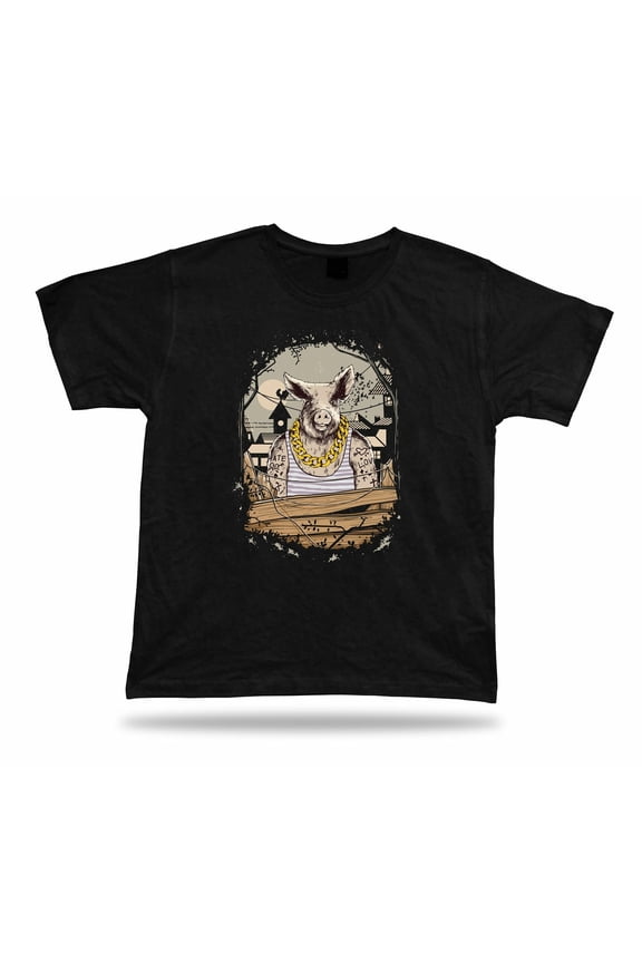 Tshirt Tee Shirt Birthday Gift Idea Filthy Animal Pic Man Chain Tattoo Hillbilly