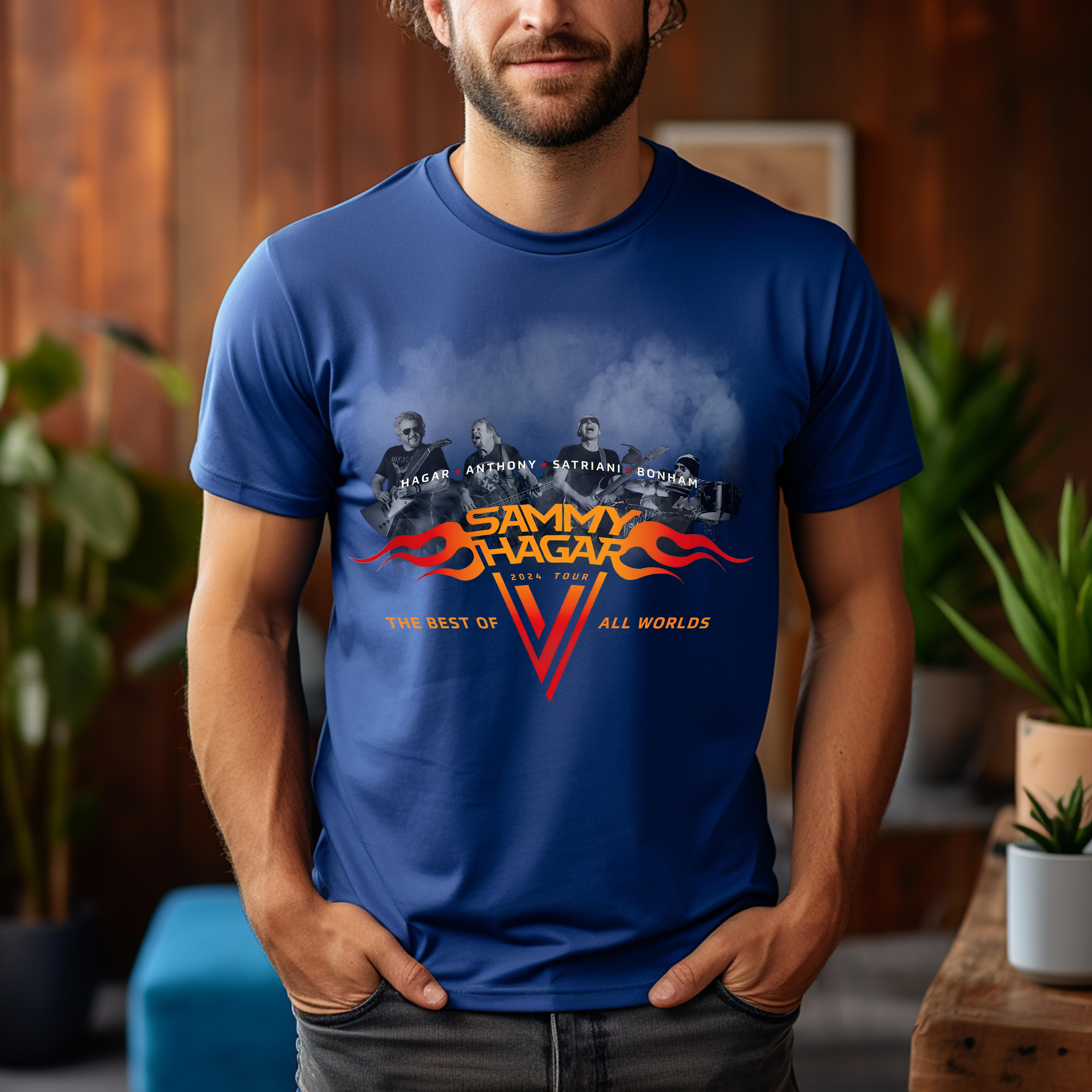 Tshirt perfect 1971 USTEE ,Sammy Hagar The Best Of All Worlds 2024 Tour