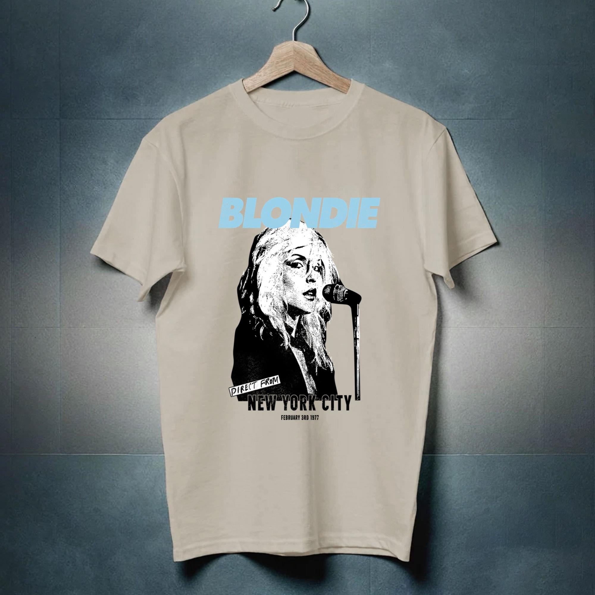 Debbie Harry T-Shirt Retro Vintage – Blond Punk Rock London Style Auf Weißem Baumwollshirt Beherit Shirt