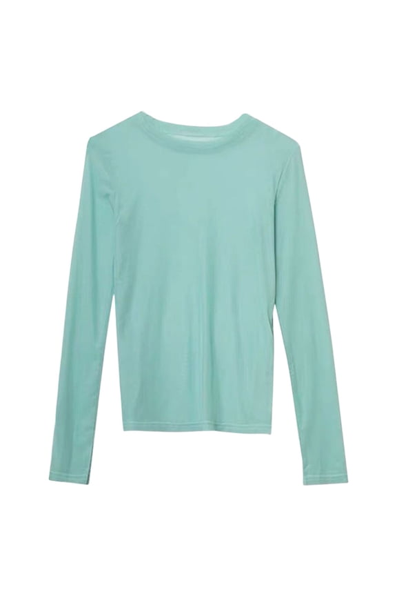 Tshirts For Women Breathable Sunscreen Clothes Thin Long Sleeve Summer Ice Silk Ladies Tops Clothing Tee Shirts Beachwear