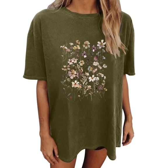 Tshirts Shirts Graphic Vintage Funny Graphic Tees Vintage Womens Summer Tops Casual Country V Neck Tee Shirts Women Clothing Tops
