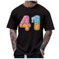 thumbnail image 1 of Tshirts Shirts for Men Funny Graphic Short Sleeve Plus Size Casual Humorous Printed Tees Mens Shirts, 1 of 3