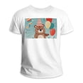 thumbnail image 1 of Tshirts Shirts for Men,Tshirts Shirts for Women,Cartoon Bear Winter Balloon,2XL, 1 of 5
