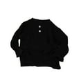 thumbnail image 1 of Tshirts for Girls Black Long Sleeve Shirt Boys Kids Crew Neck Casual Basic Tees Boys Fall Shirts 9-10 Years Boys Shirts, 1 of 3
