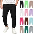thumbnail image 1 of Tsivenald Boys Joggers Sweatpants with Pockets Elastic Drawstring Waist Sweat Pants Athletic Sport Pants for Boys (5-14 Years), 1 of 6