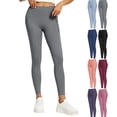 thumbnail image 1 of Tsivenald Womens Leggings Tummy Control High Waist Non See Through Yoga Pants Casual Stretch Tights for Women, (Gray, Size S-3XL), 1 of 7