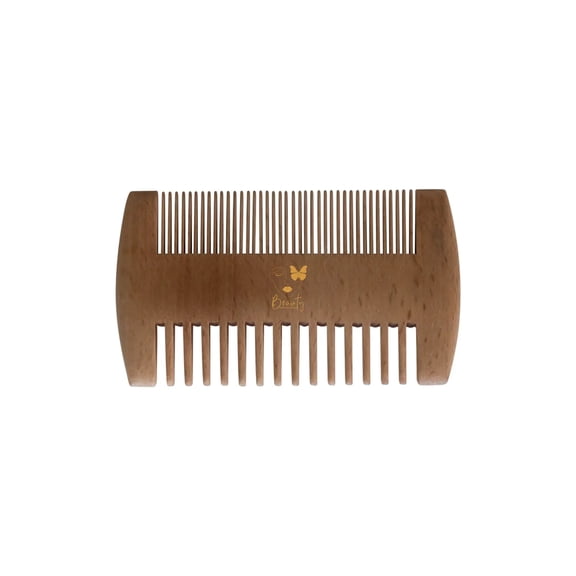 Tsj Naturals - Bamboo Beard Comb: Natural Grooming Essential