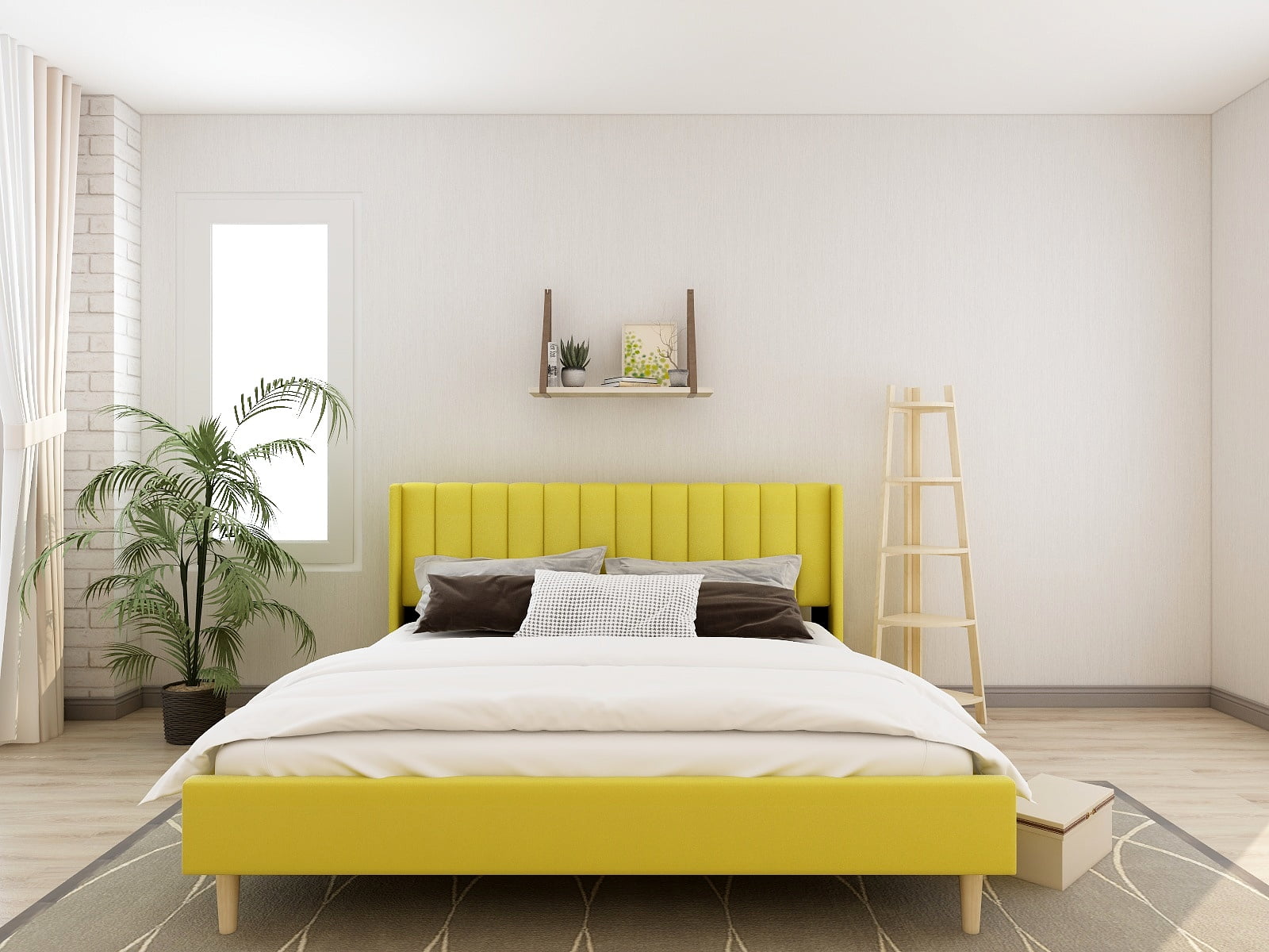 Tslinn Low Profile Upholstered Platfo...