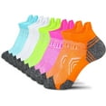 thumbnail image 1 of Tsoduce Women's Moisture-Wicking Low Cut Athletic Compression Socks, Multicolor (3-Pack), 1 of 5