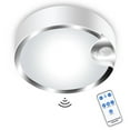 thumbnail image 1 of Tsothea Ceiling Light Wireless Motion Sensor Battery Operated with Remote 400LM Dimmable 3000K/6000K, 1 of 7