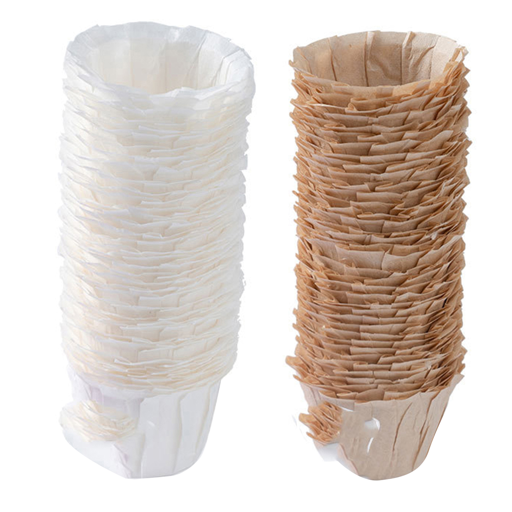 Tsseiatte 100 Disposable Coffee Paper Filters Cafe Filters Paper Liners