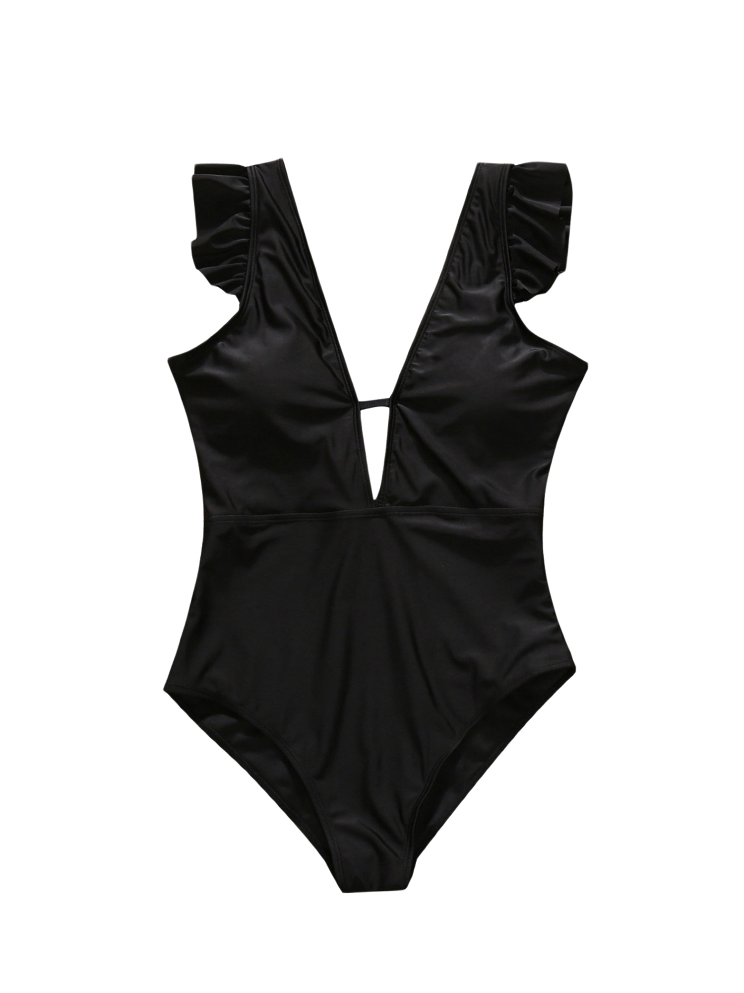 Tsseiatte Family Matching Swimsuit, Fly Sleeve V/Uneck Summer Bikini