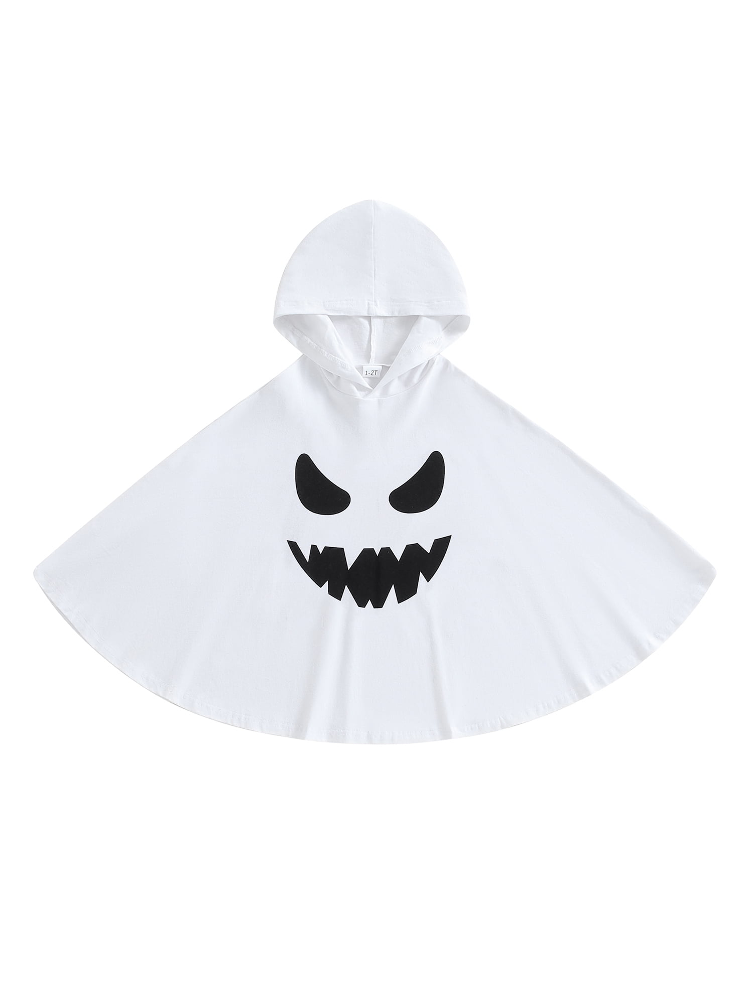 Tsseiatte Kids Boys Girls Halloween Costume Cloak Ghost Face Print