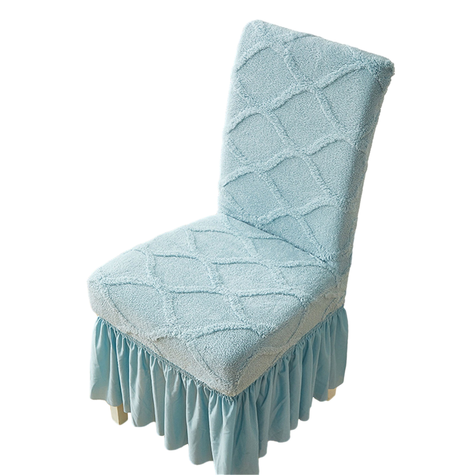 Tsseiatte Milk Velvet Dining Chair Covers, Stretch Chair Slipcover with