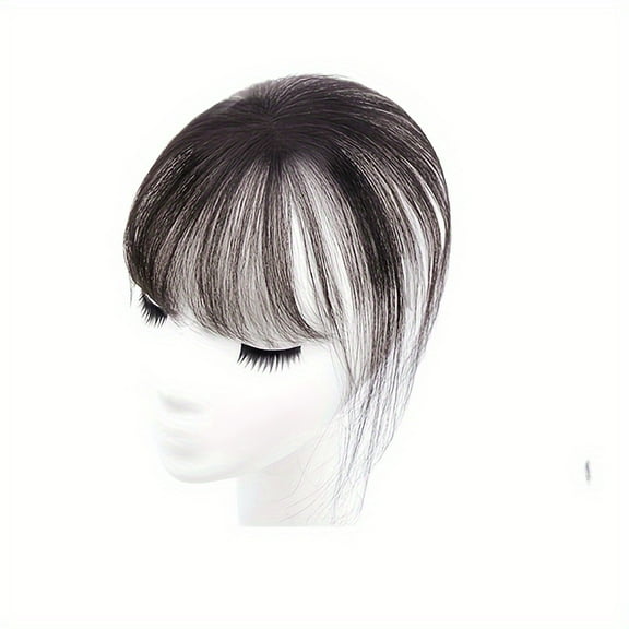 Tssuoun 3D Air Bangs Hair Topper Extension Invisible Seamless Thin Neat Air Bangs