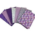 7pcs/set 25x25cm Multicolor Cotton Fabric Assorted Pre Cut Fat Quarter Bundle Decor Diy Handmade Craft Doll Clothes Material I509344774