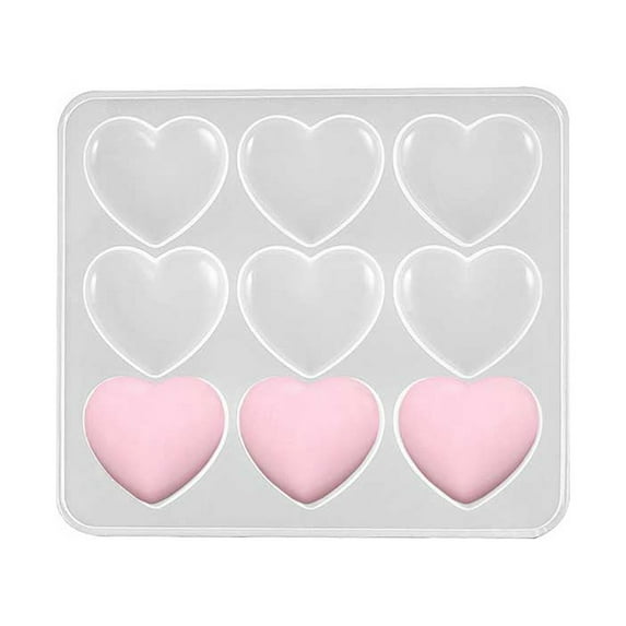 Tssuoun DIY Heart Love Flower Pot Dessert Jewelry Making Supplies Fondant Soap Mould Decoration Baking Bakeware Type 4