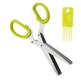 thumbnail image 1 of Tssuoun Onion Scissors Plastic Paper Multifunctional Stainless Steel Kitchen Tools Household Barbecue Vegetable Chopped Tool, 1 of 8