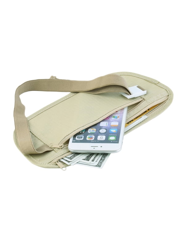 Travel Money Belt Hidden Wallet Passport Money Waist Belt Bag Slim Secret Security Travel Bag Chest Pack