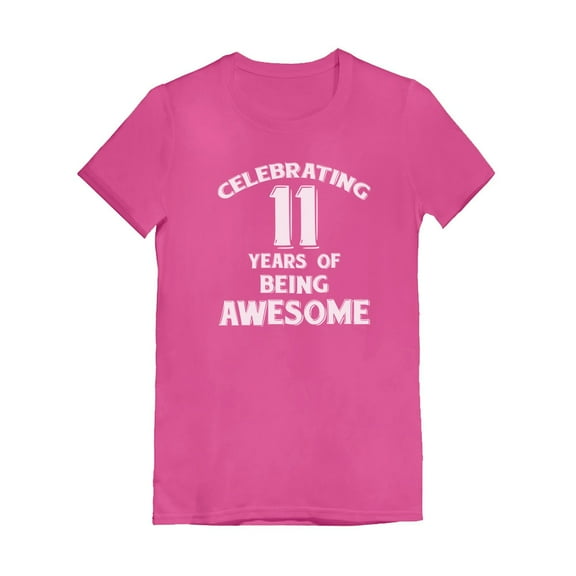 Tstars 11th Birthday T-Shirt - Perfect Birthday Gift for Girls - Awesome Graphic Tee for Celebrations - Kids' 11-Year Old Birthday Party Outfit - Fun & Colorful Girls' Birthday Gift