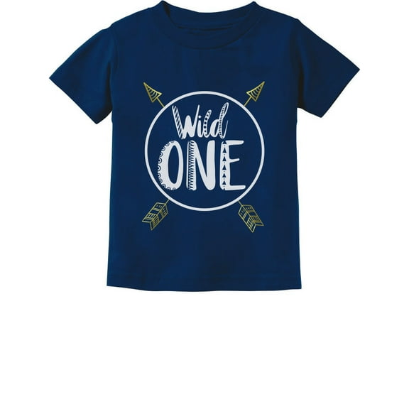 Tstars 1st Birthday Gift T-Shirt - 'Wild One' Graphic Tee for One-Year-Old Baby Boy or Girl - Unisex First Birthday Outfit and Baby Shower Present
