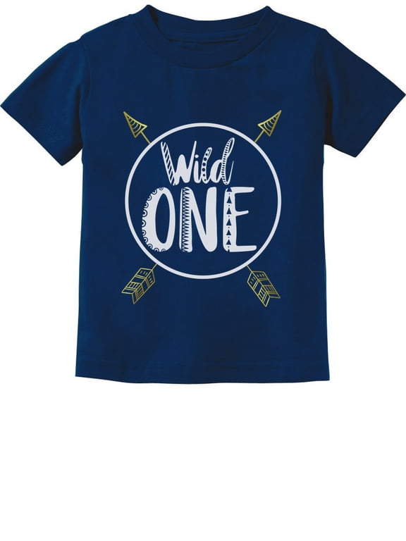 1st Birthday Gift T-Shirt - 'Wild One' Graphic Tee for One-Year-Old Baby Boy or Girl - Unisex First Birthday Outfit and Baby Shower Present