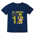 thumbnail image 1 of Tstars 1st Birthday Paw Patrol T-Shirt - Rubble Digging Graphic Tee - Perfect Gift for First Birthday Celebrations - Nickelodeon-Themed Unisex Infant Apparel, 1 of 5