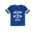 thumbnail image 1 of Tstars Awesome 2 Year Old Boys Unisex T-Shirt - Perfect 2nd Birthday Gift - Cute & Funny Toddler Jersey Tee - Baby Boy Humorous B-Day Party Top - Celebrate Two Years Old With Style, 1 of 6