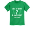thumbnail image 1 of Tstars Awesome 7 Year Old T-Shirt - Perfect 7th Birthday Gift - Kids Birthday Clothes - Youth Party Tee - Celebratory B-Day Kids Shirt - Boys Unisex Birthday Apparel, 1 of 6