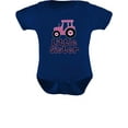 thumbnail image 1 of Tstars Baby Girl Bodysuit - "Little Sister" Tractor-Themed Design: Ideal Baby Shower Gift, Perfect for Tractor-Loving Little Sisters - Adorable Newborn Clothes for Little Farm Girls, 1 of 6