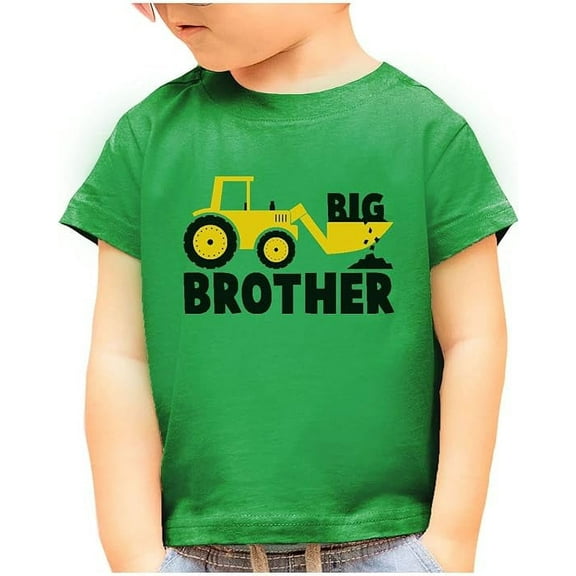 Tstars Big Brother Toddler Boys Shirt Pregnancy Announcement 2T Green
