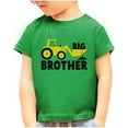 thumbnail image 1 of Tstars Big Brother Toddler Boys Shirt Pregnancy Announcement 5-6 Green, 1 of 6