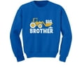 thumbnail image 1 of Tstars Big Brother Toddler Sweatshirt - Ideal Gift for Tractor-Loving Boys - Big Brother Baby Announcement Apparel - Unique Sibling Pregnancy Announcement Clothing - Comfortable and Long-lasting, 1 of 3