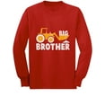 thumbnail image 1 of Tstars Big Brother Tractor-Themed Toddler's Long-Sleeve T-shirt - Boys' Baby Announcement Graphic Tee - Gift for New Big Brother - Pregnancy Reveal-Themed Kids' Apparel - Perfect for Birthday Gifts, 1 of 3