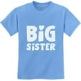 thumbnail image 1 of Tstars Girls' Big Sister T-Shirt - Cute Birthday Announcement Tee - Size M - California Blue, 1 of 6