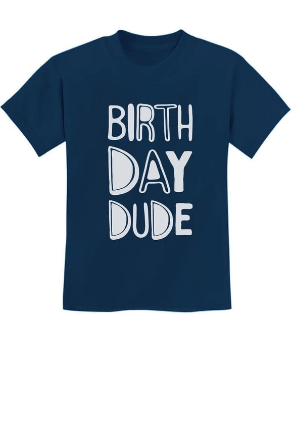 Birthday Dude T-Shirt for Boys - Unisex Kids Birthday Gift - Perfect for Birthday Parties - Celebrate Your Little Man's Special Day with this Fun and Unique Shirt