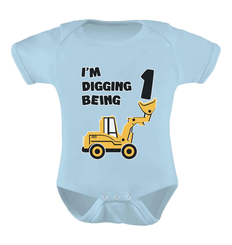 Tstars Boys 1st Birthday Gift Birthday Gift For 1 Year Old Bulldozer tstars-boys-1st-birthday-gift-birthday-gift-for-1-year-old-bulldozer