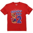 thumbnail image 1 of Tstars Nickelodeon Paw Patrol Chase Boys 2nd Birthday T-Shirt - Toddler Size - 2T, Red, 1 of 6
